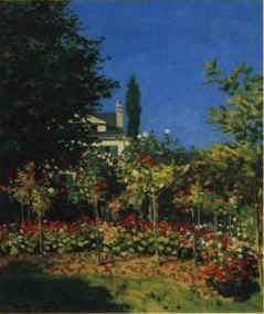 Claude Monet Flowering Garden oil painting image